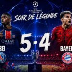 Le PSG s&rsquo;impose 5-4 face au Bayern munich en demi-finale de ligue des champions