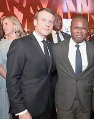 Emmanuel Macron et Romuald Wadagni lors d'une rencontre diplomatique