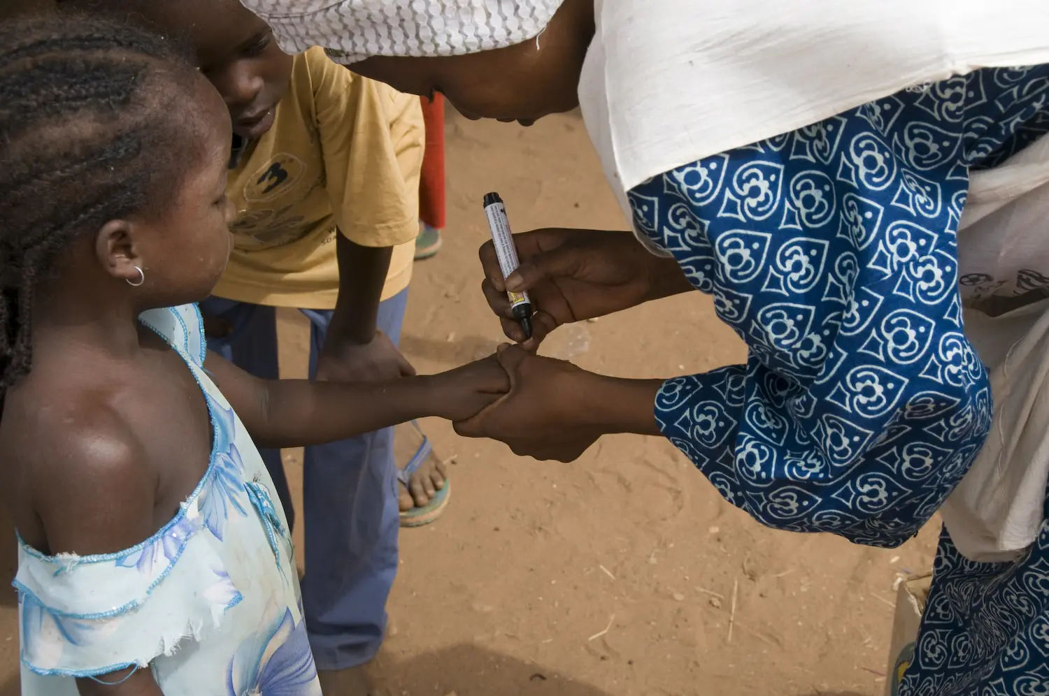 illustration de l'épidémie de polio au Niger