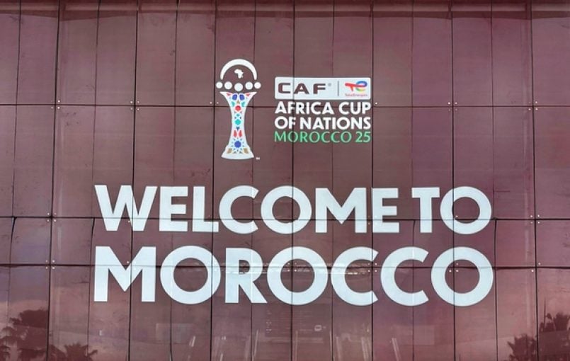 Célébration des joueurs marocains après un match de football