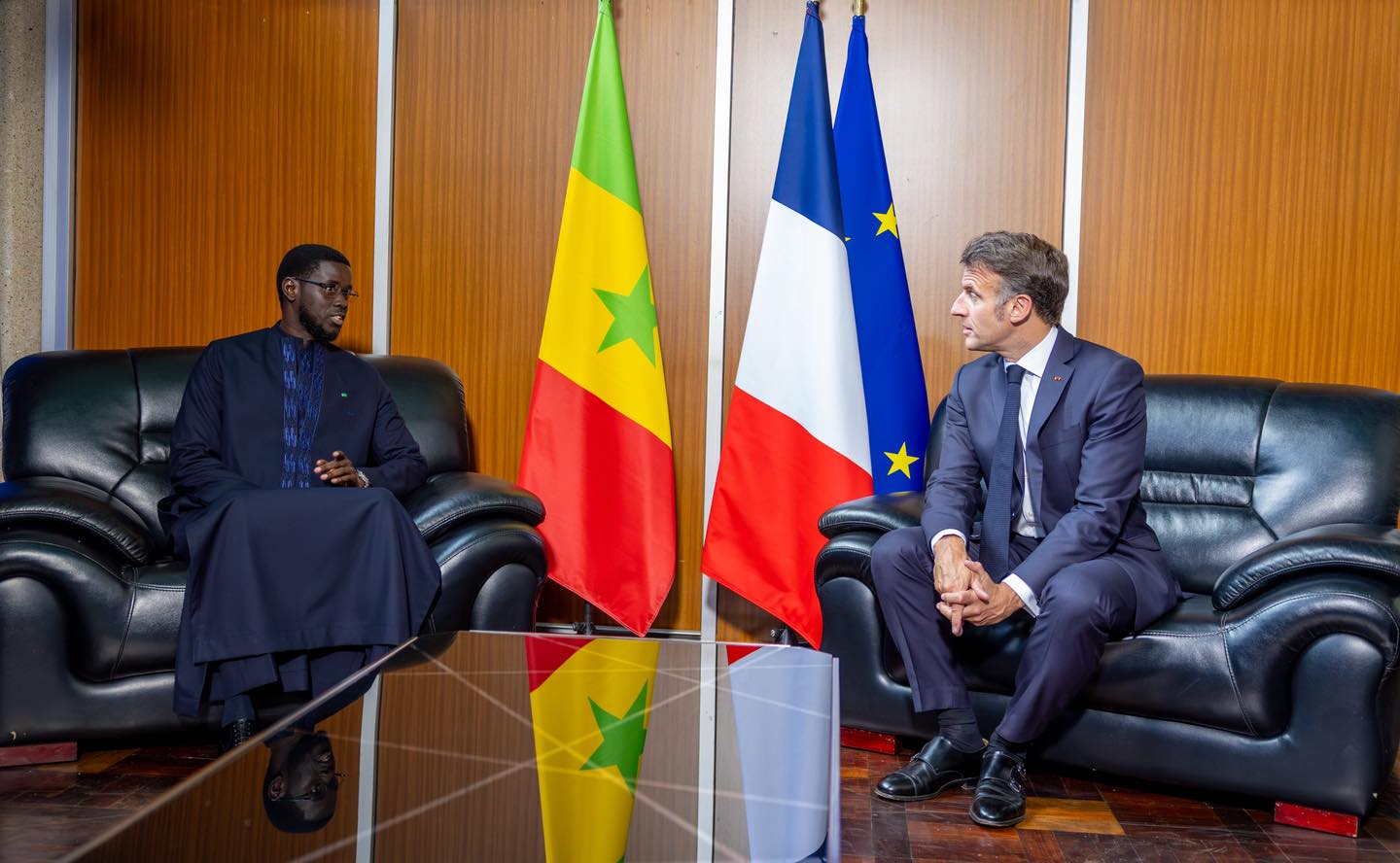 Rencontre historique entre le président Faye et Macron à Nairobi