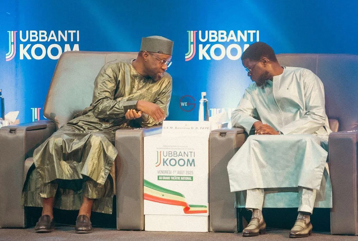 Le président Bassirou Diomaye Faye limoge son Premier ministre Ousmane Sonko au Sénégal