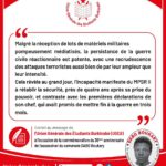 Crise sécuritaire au Burkina Faso : le regard sans concession de l&rsquo;UGEB sur la gestion du MPSR II