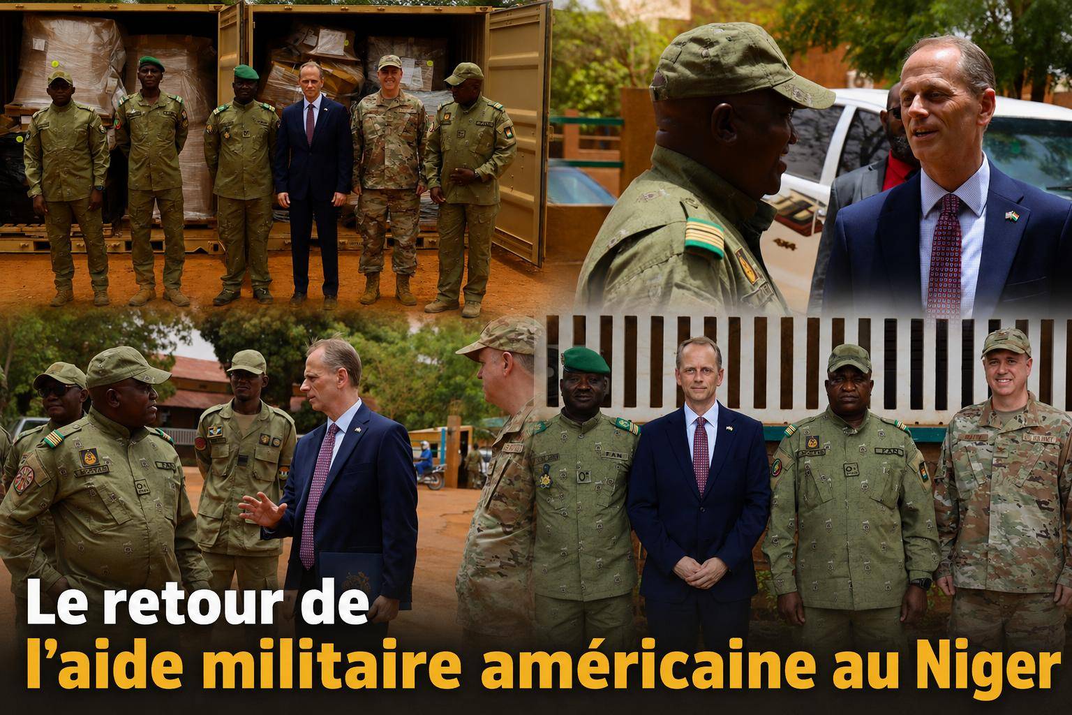 Le Niger renforce ses capacités militaires avec du matériel américain livré à Niamey