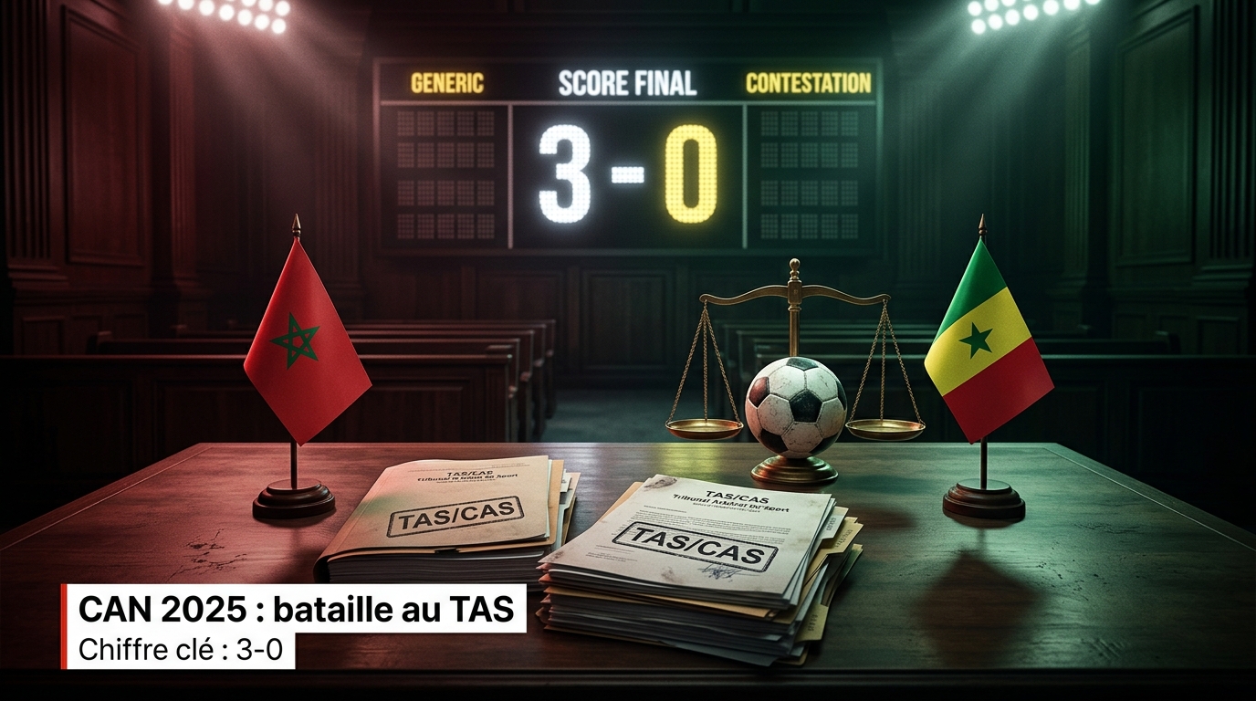 Can 2025 : le bras de fer entre le Sénégal et le Maroc arrive devant le TAS
