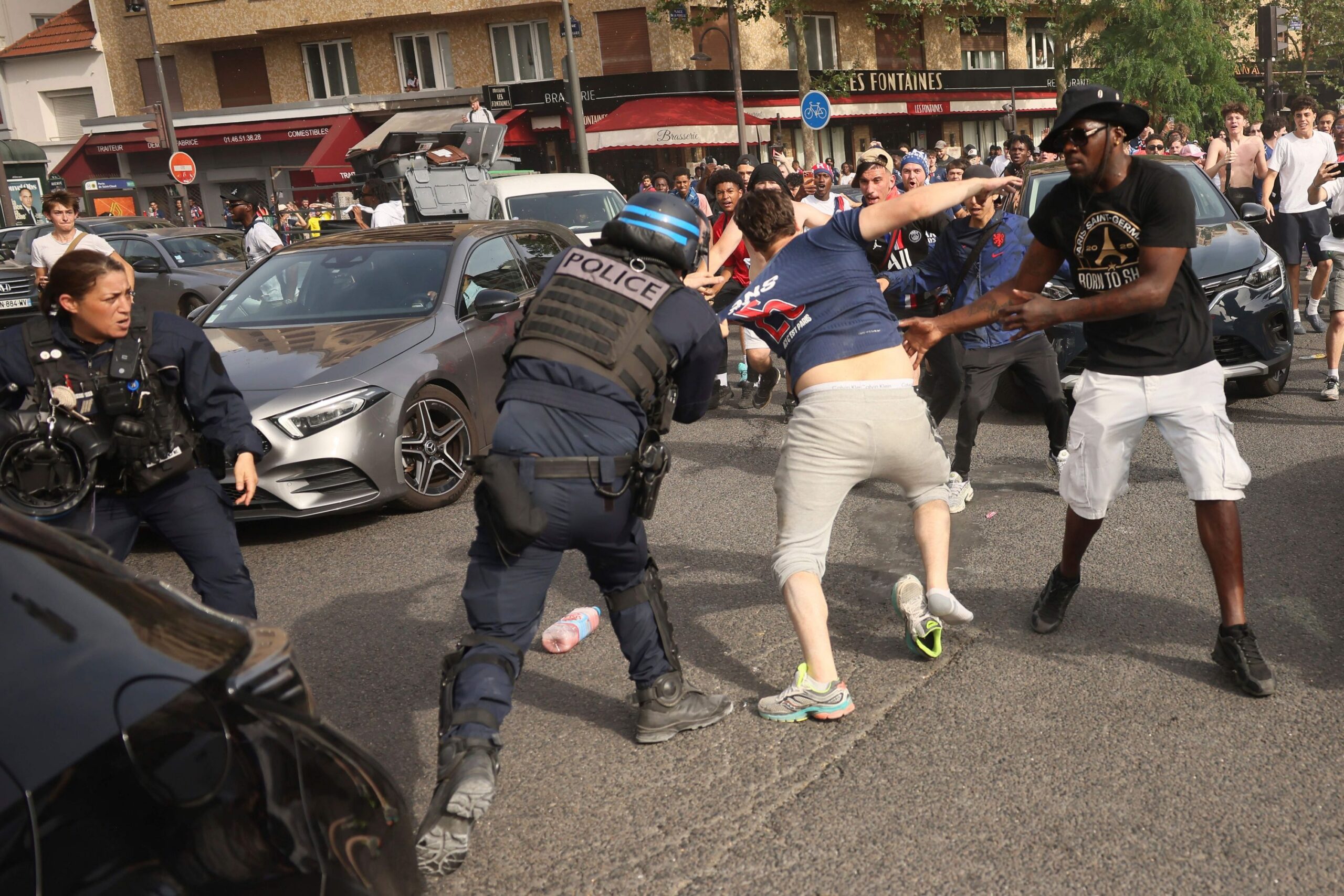 Vive tension à la porte de Saint-Cloud en marge de la finale de la Ligue des champions