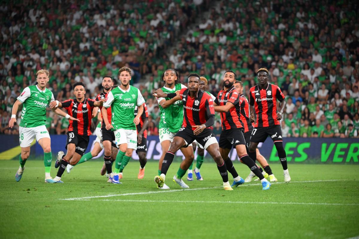 Le choc de la survie entre Nice et Saint-Étienne pour une place en Ligue 1