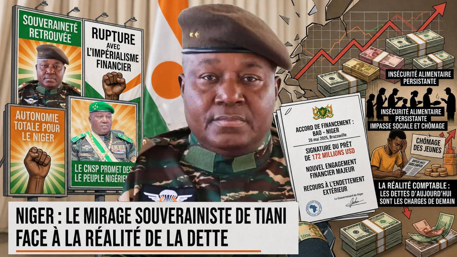 Niger : l&rsquo;épreuve de la réalité économique face aux ambitions de souveraineté