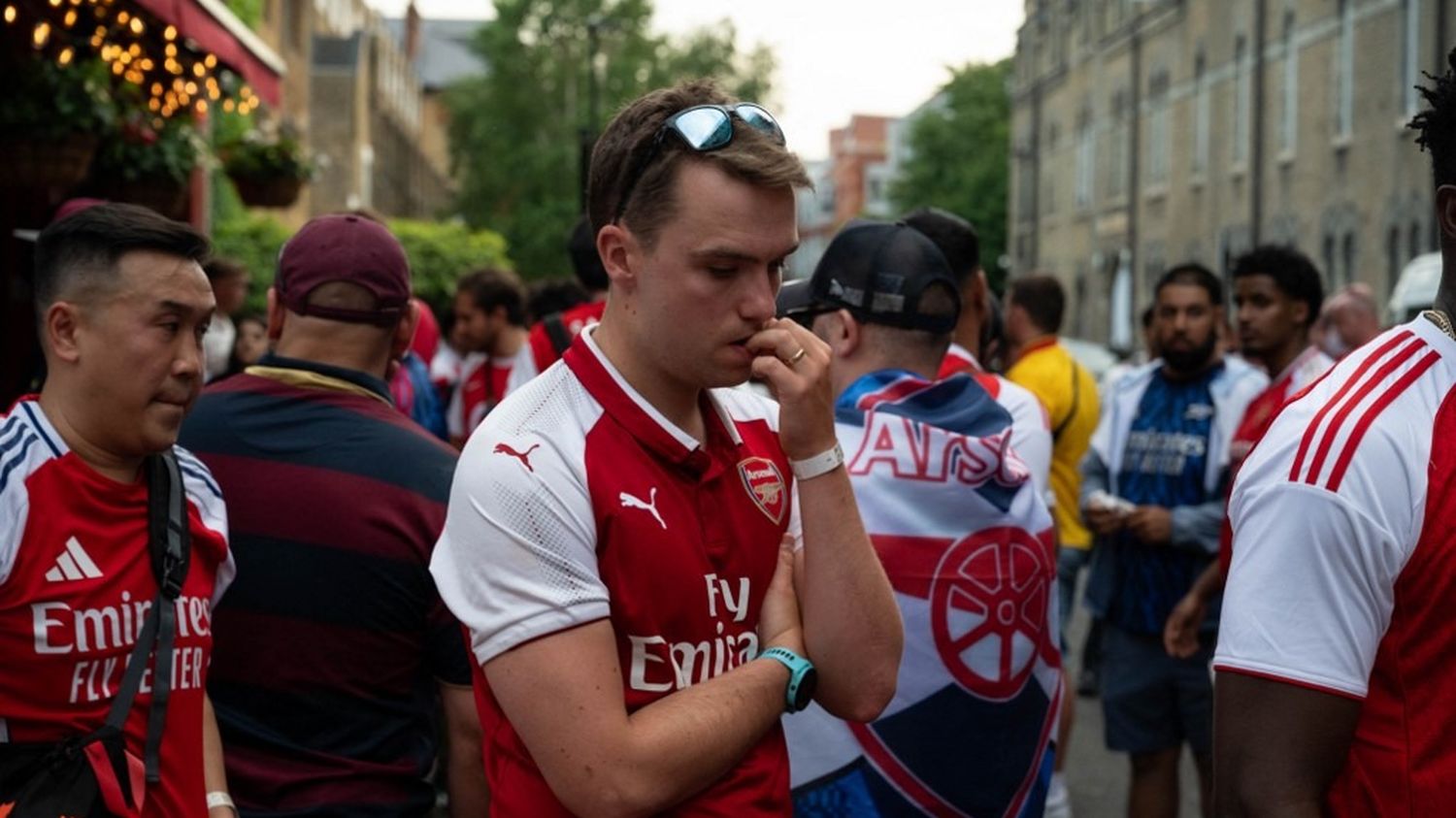 Les supporters d&rsquo;Arsenal entre déception et fair-play après le sacre du PSG