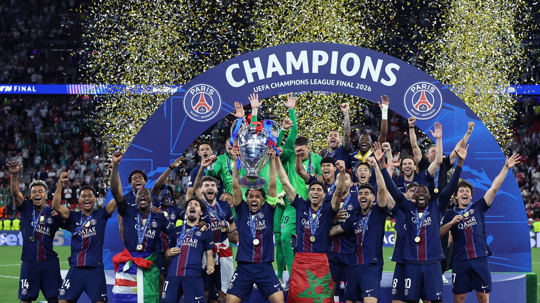 Le Paris Saint-Germain conserve sa couronne européenne au bout du suspense contre Arsenal