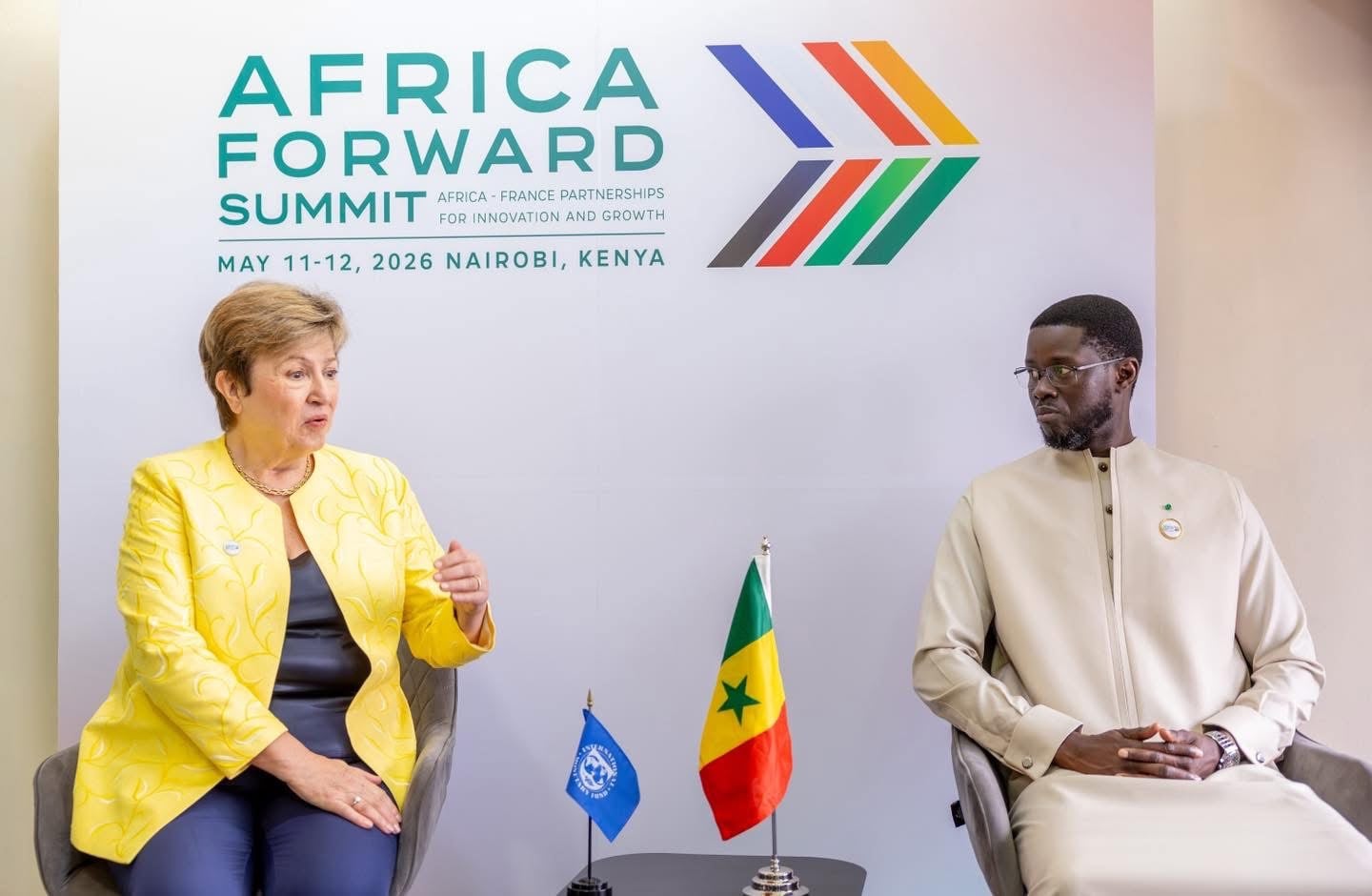 FMI et Sénégal : Kristalina Georgieva aborde les réformes économiques et la dette avec Diomaye