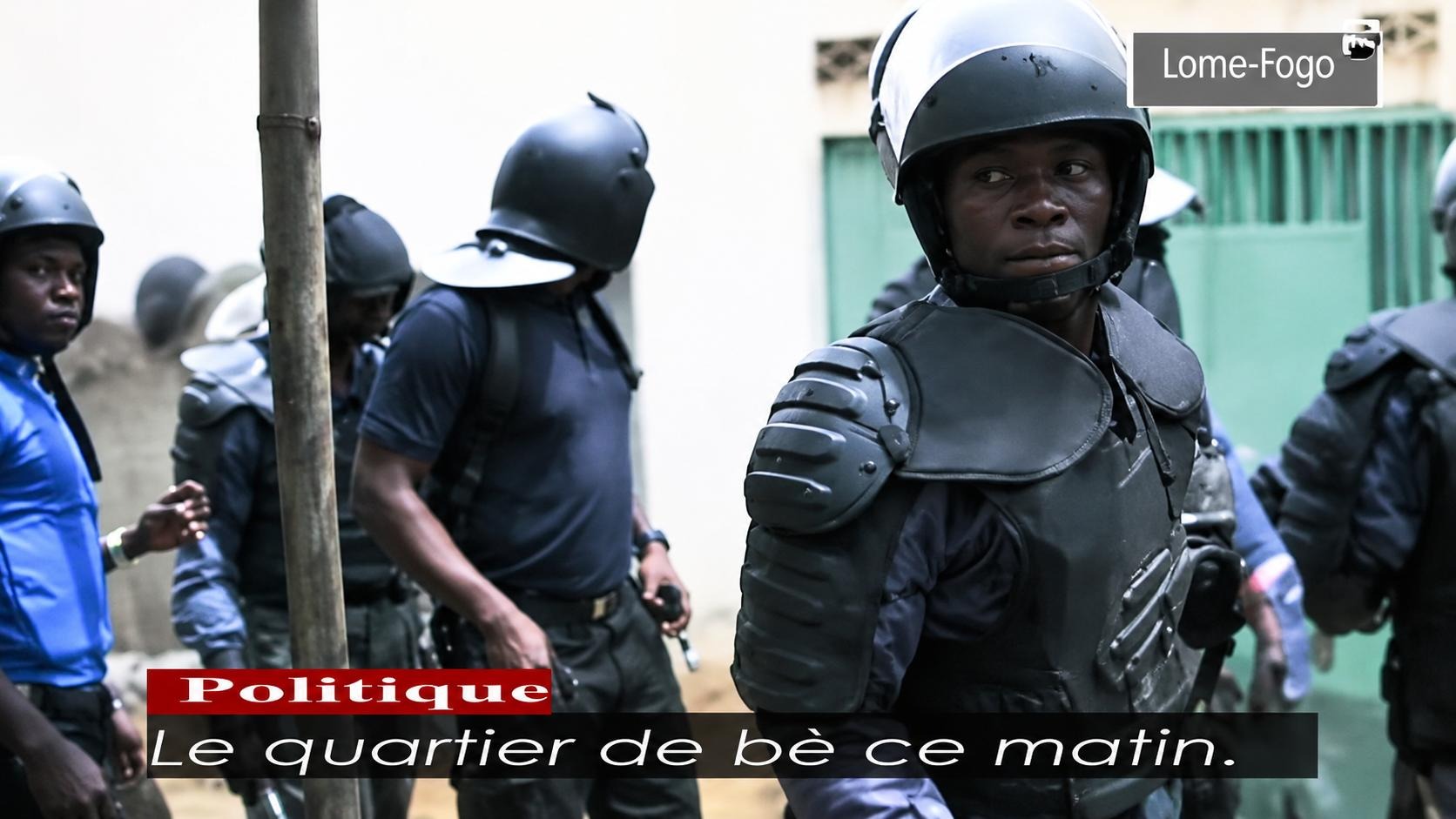 militaires togolais en action
