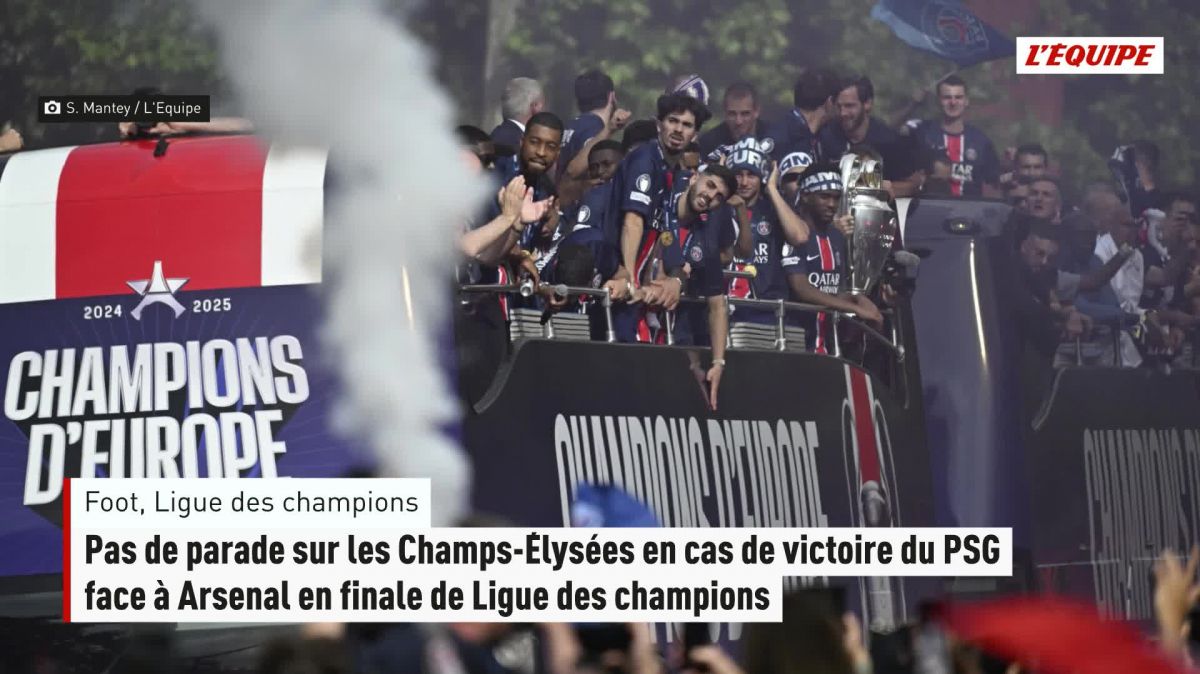 Pas de célébration sur les Champs-Élysées pour le PSG en cas de sacre européen