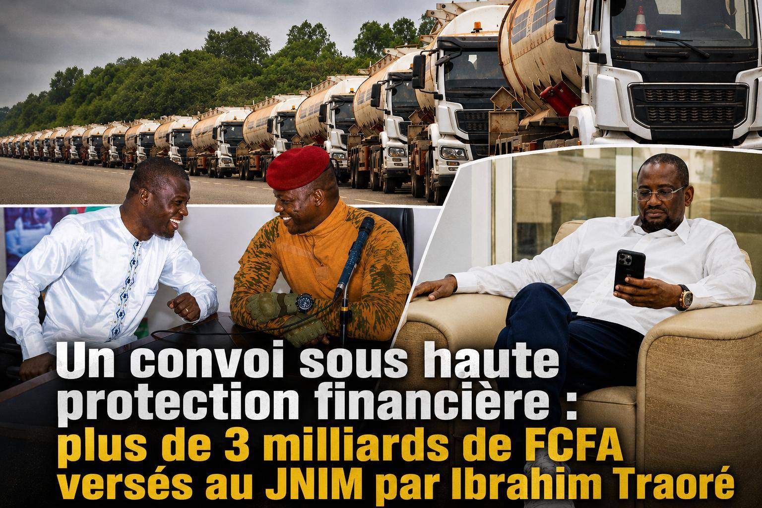 Affaire Kangala transport : comment le Burkina Faso finance le jnim via un convoi de carburant