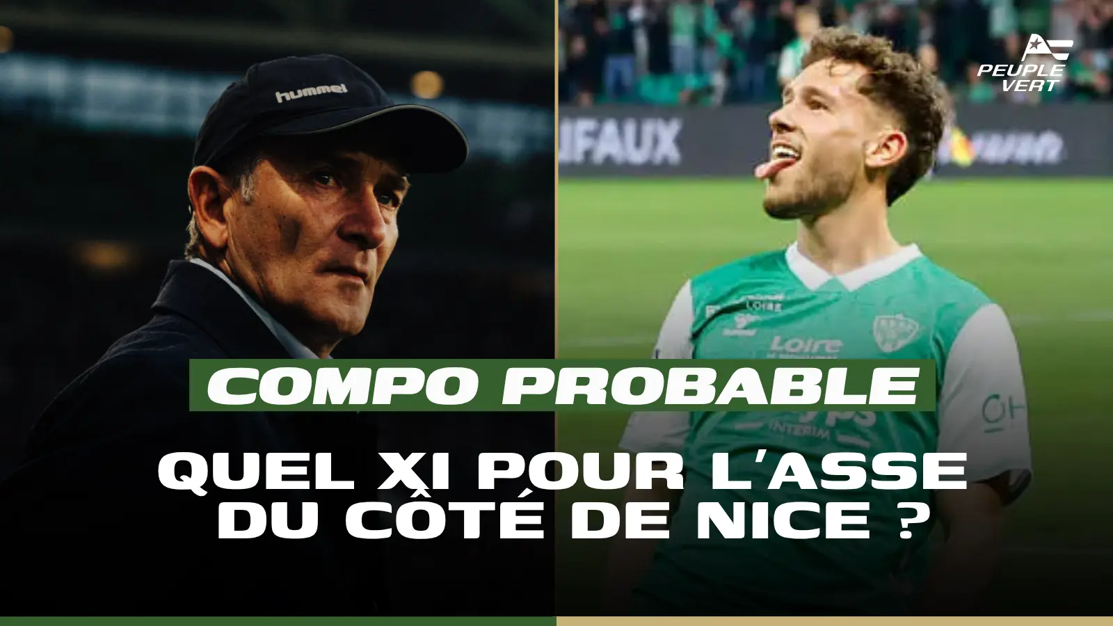 Composition de l&rsquo;ASSE contre Nice : le onze pour valider la montée en Ligue 1