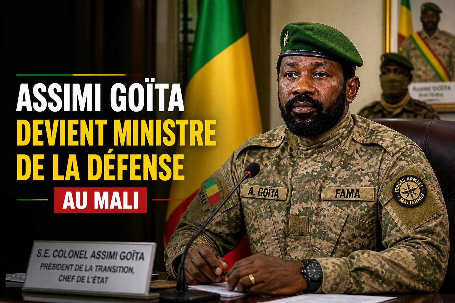 Mali : goïta concentre tous les pouvoirs face à l’effondrement de Kidal