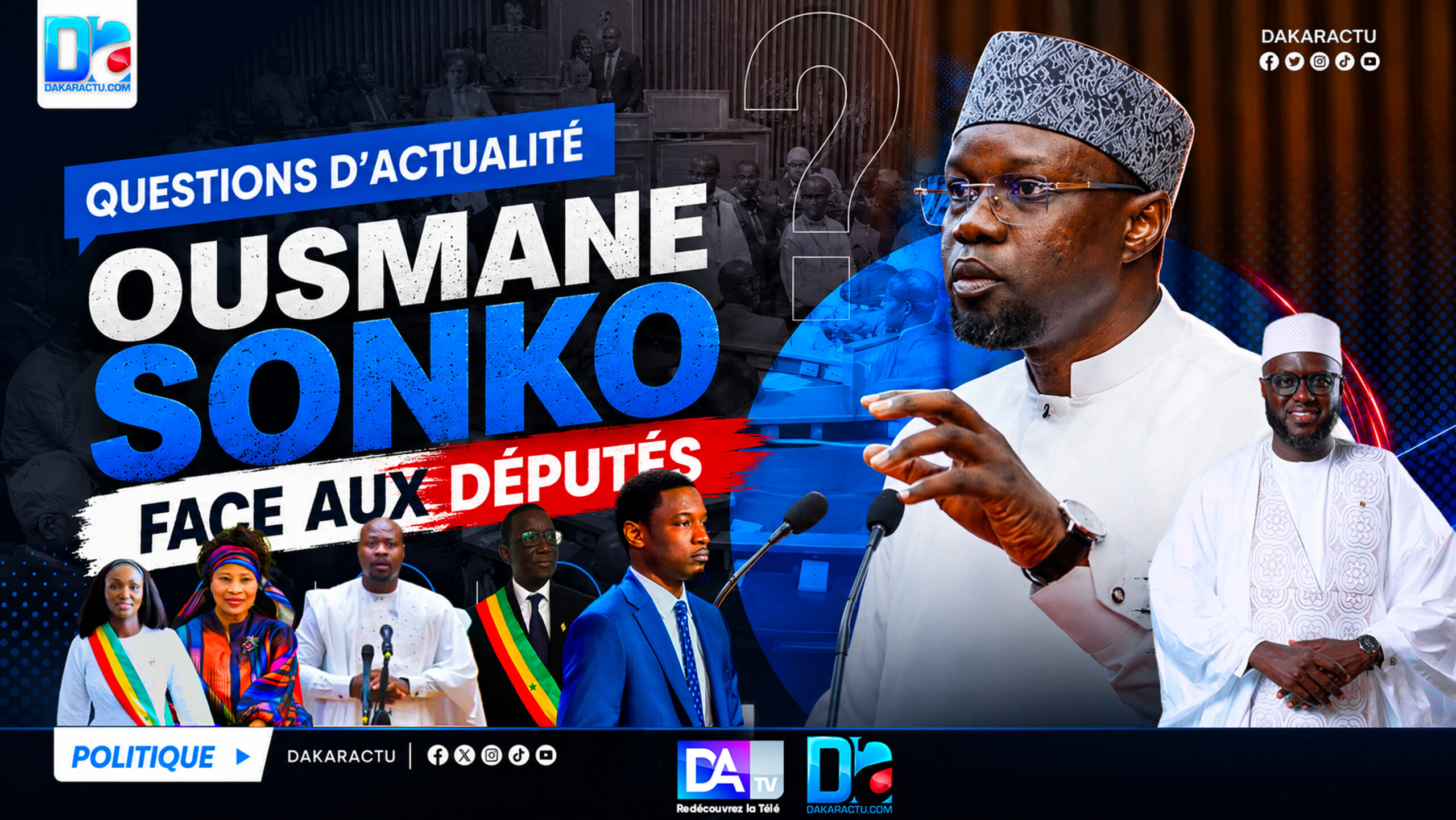 Ousmane Sonko face aux députés : une séance de questions d&rsquo;actualité sous haute tension à l&rsquo;Assemblée nationale