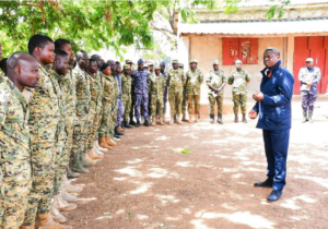Visite du président Faure Gnassingbé à l’opération Koundjoaré au Togo