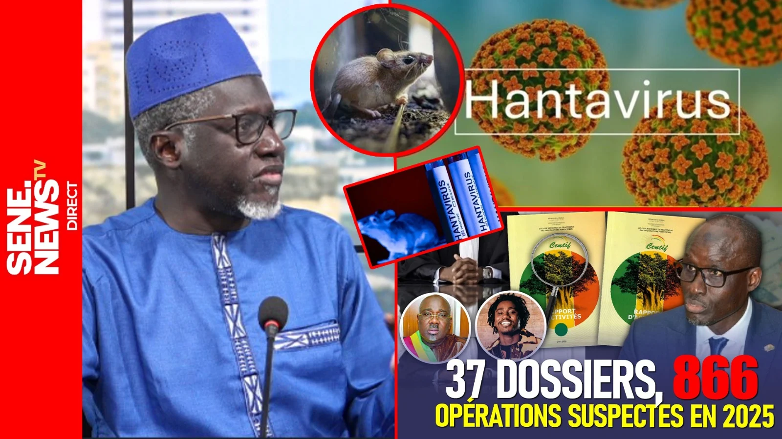 Sénégal : hantavirus, dette record et tensions médiatiques