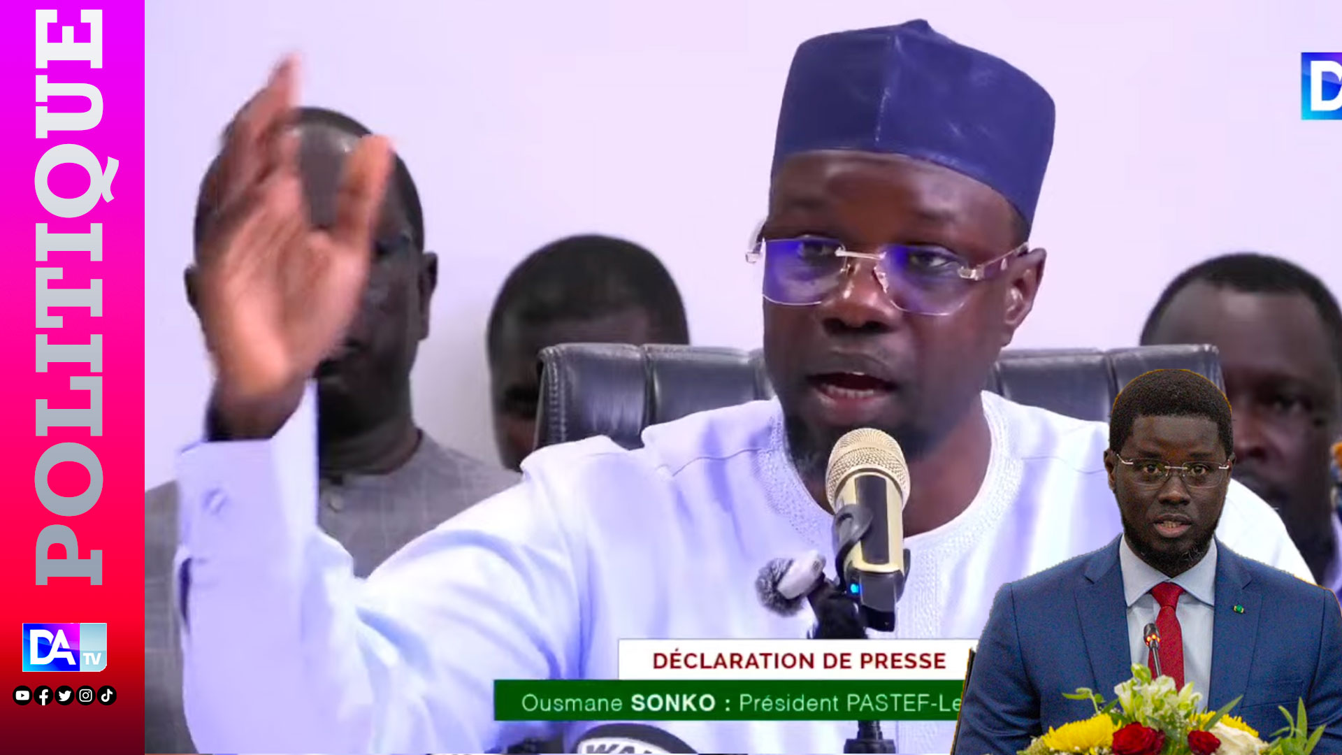 Ousmane Sonko explique les raisons de la rupture entre le PASTEF et la présidence du Sénégal