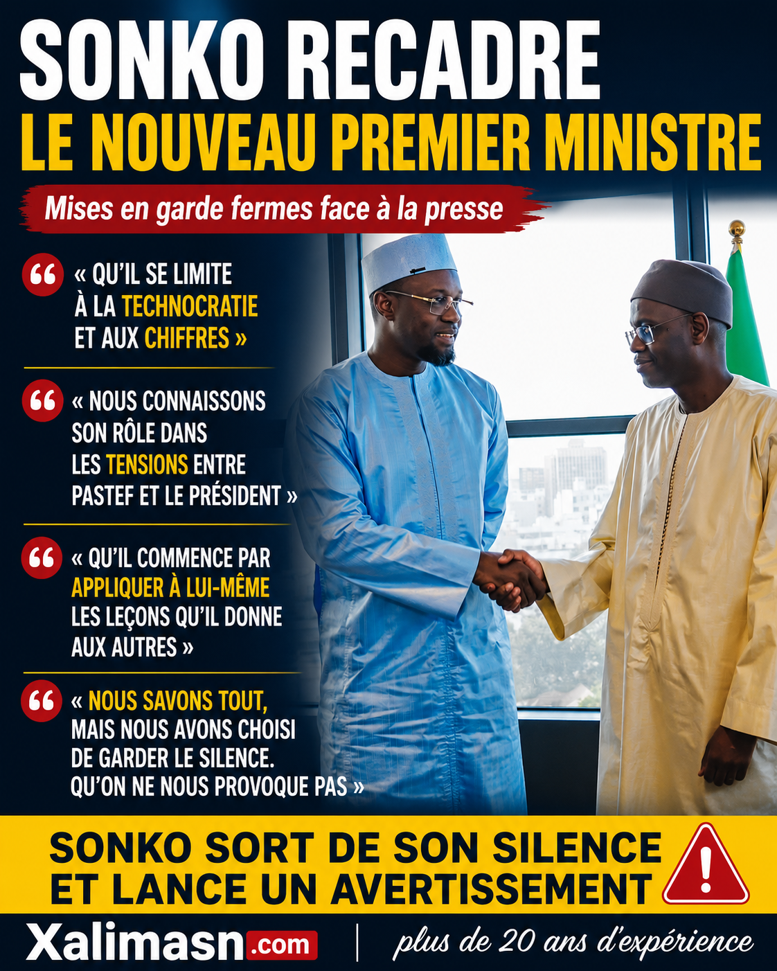 Ousmane Sonko : l&rsquo;intégralité de son allocution en wolof devant l&rsquo;Assemblée nationale