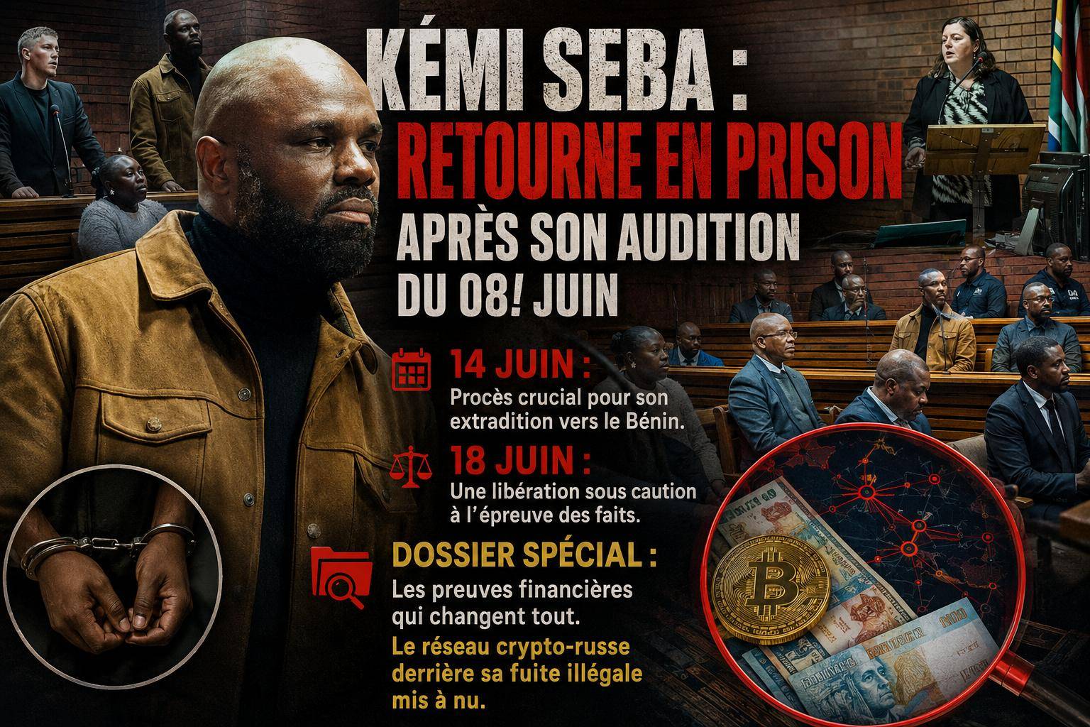 Kemi seba : la justice sud-africaine face à un dossier financier et migratoire explosif