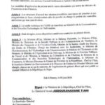 Niger: la présidence et la primature suppriment des services pour alléger les dépenses publiques