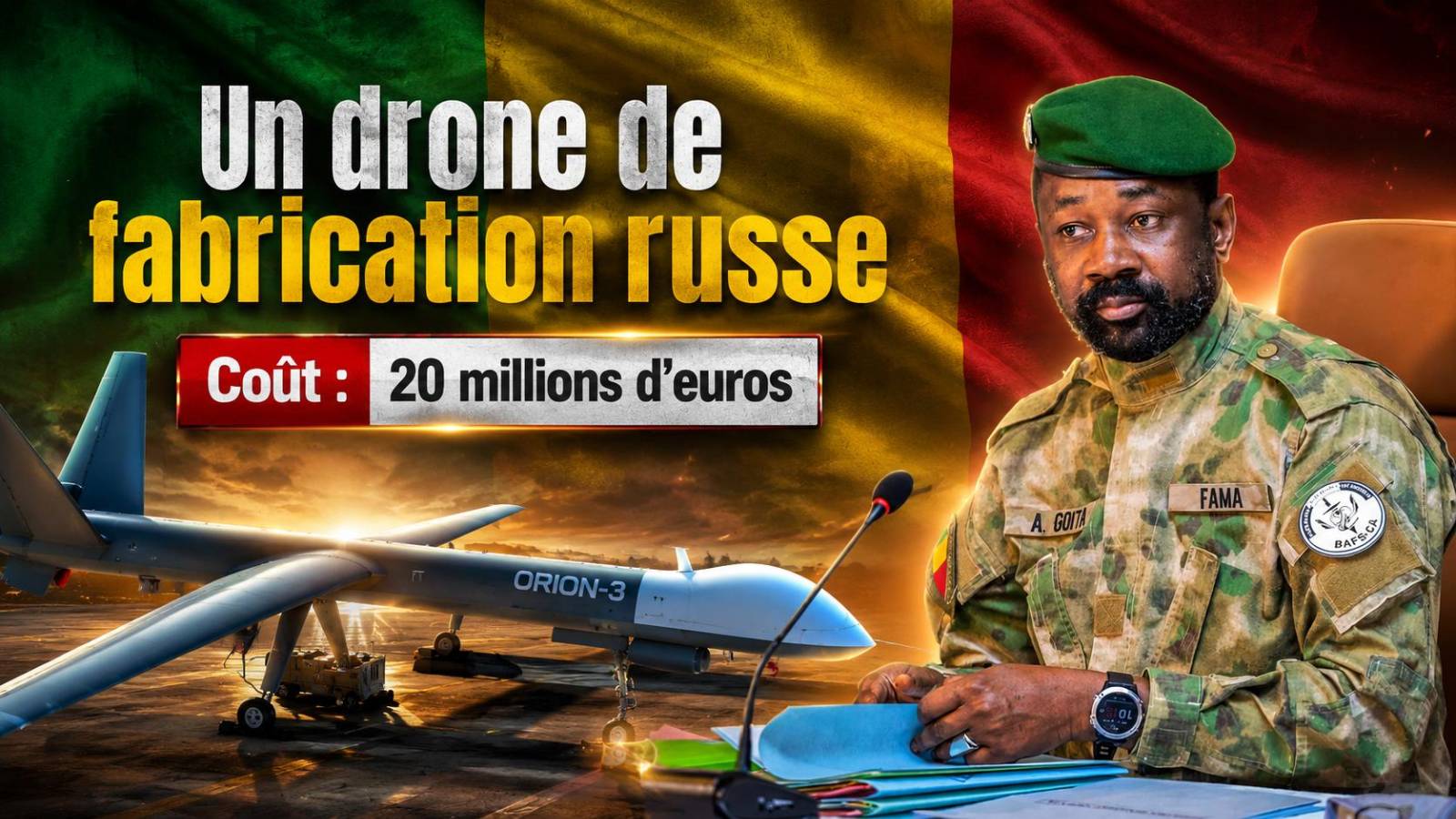 Drone Orion au Mali : un investissement militaire contesté face aux défis sécuritaires