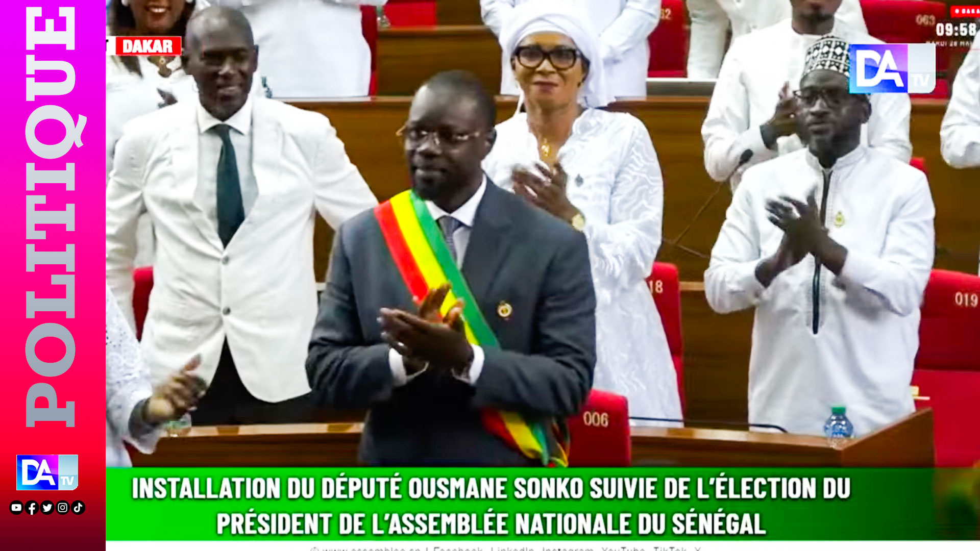 Recours au Conseil constitutionnel contre la réintégration de Ousmane Sonko à l&rsquo;Assemblée nationale