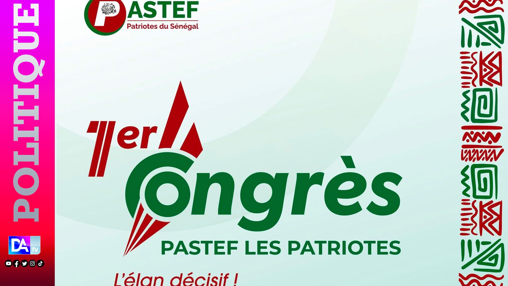Le premier congrès du Pastef : Ousmane Sonko définit les nouvelles orientations du parti