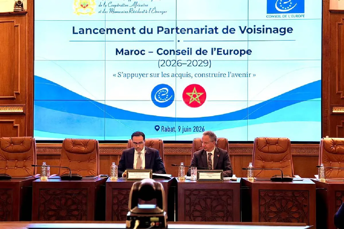 Maroc renforcement partenariat conseil de l&rsquo;europe à Rabat