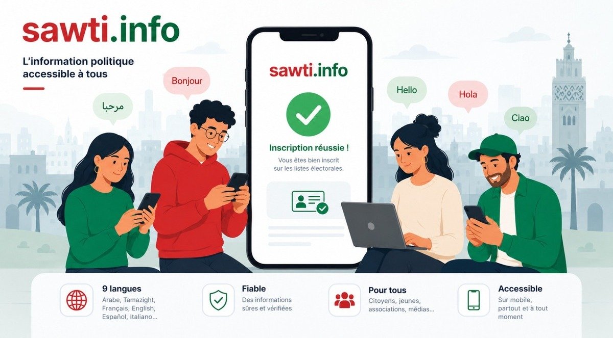 Sawti : le nouveau portail numérique pour décrypter la vie politique au Maroc