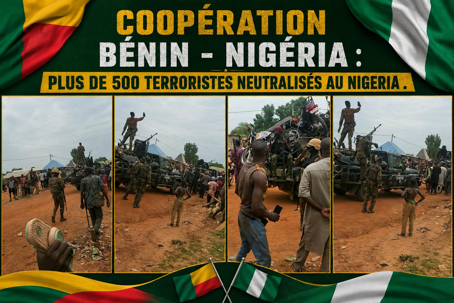 Offensive éclair à Babanna : les forces du Bénin et du Nigeria neutralisent 500 terroristes
