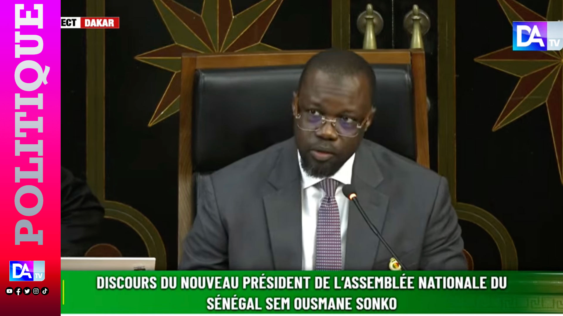Le FDR réclame le départ immédiat d&rsquo;Ousmane Sonko de l&rsquo;hémicycle