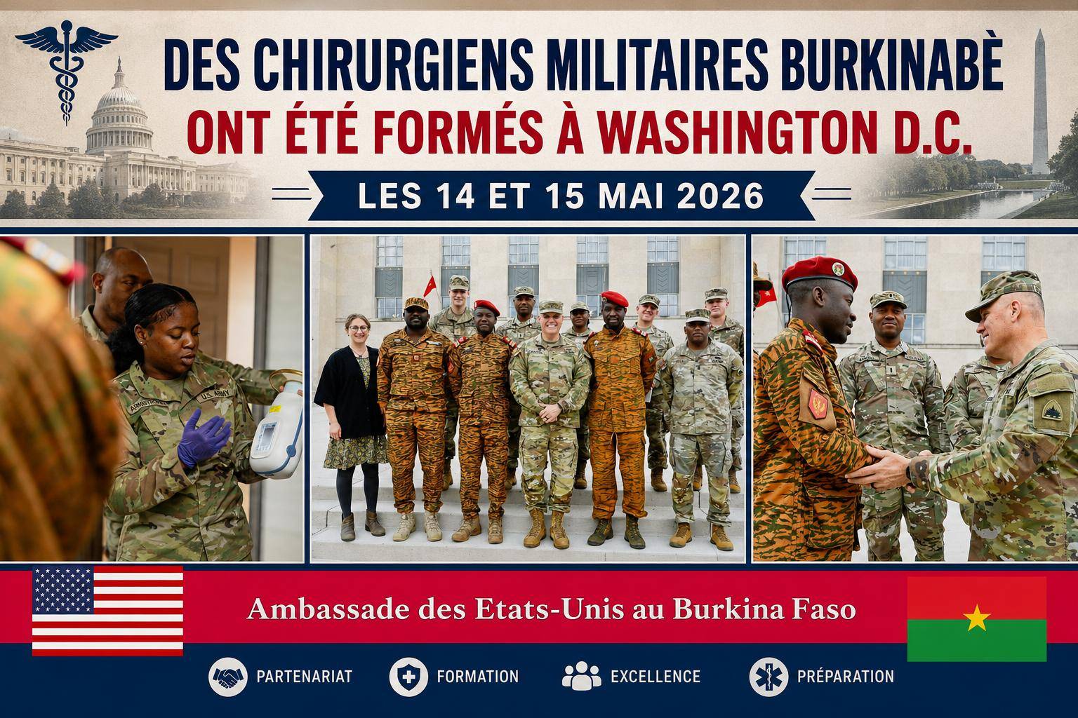 Médecine militaire au Burkina Faso : entre allégeance à Moscou et retour vers Washington