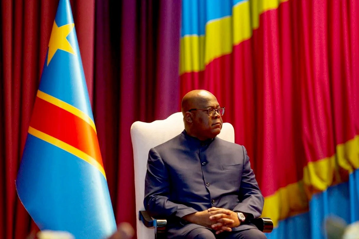 Félix Tshisekedi lors d'un discours à Kinshasa en octobre 2025.
