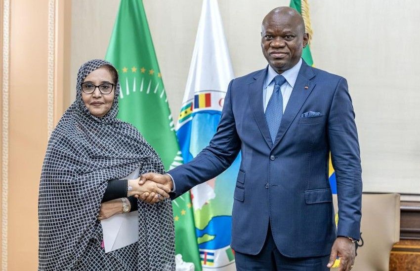 Rencontre diplomatique entre le président gabonais et une émissaire mauritanienne à Libreville