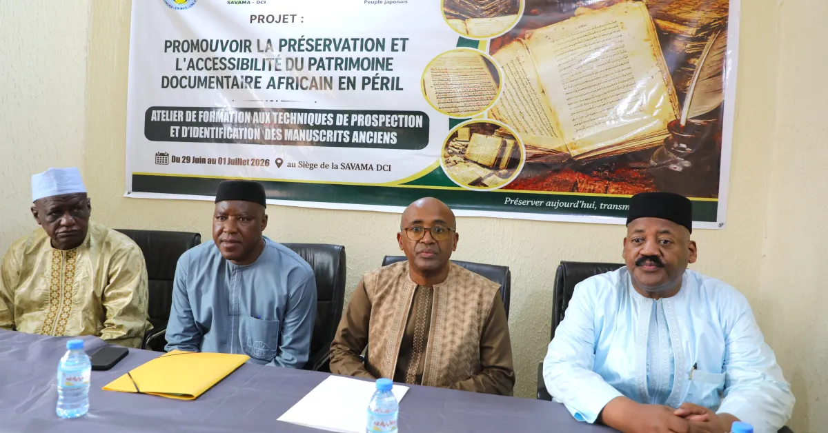 Partenariat Unesco et Savama pour la préservation des manuscrits anciens au Mali