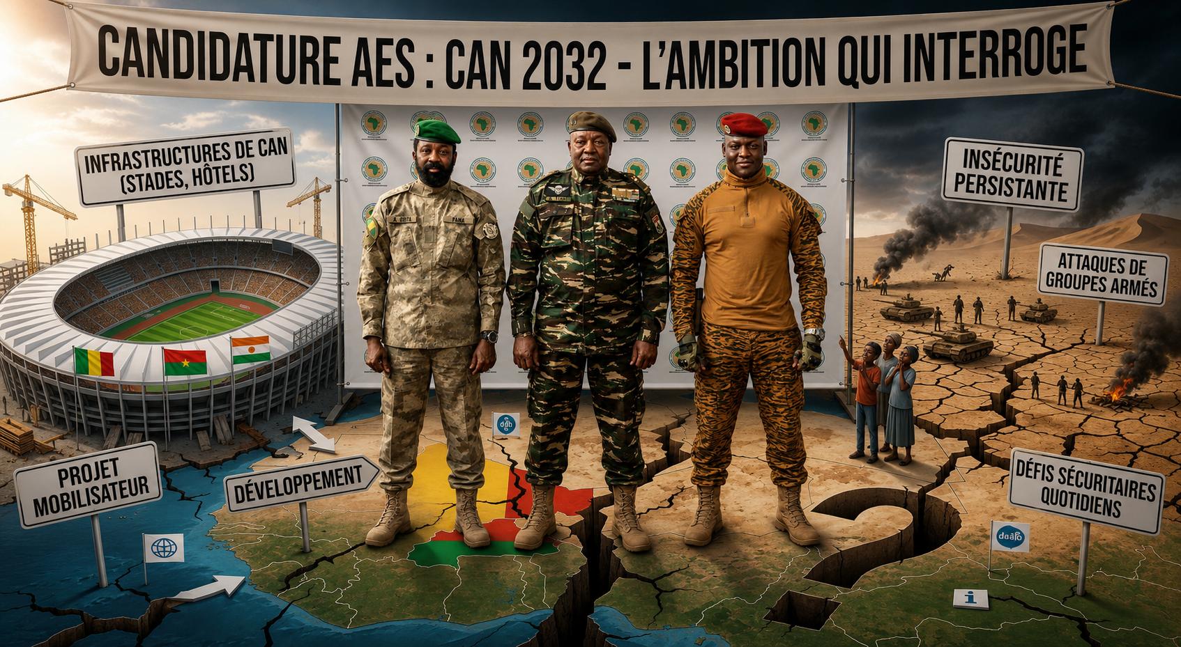 Can 2032 : le défi sécuritaire des trois pays du Sahel face à une candidature audacieuse