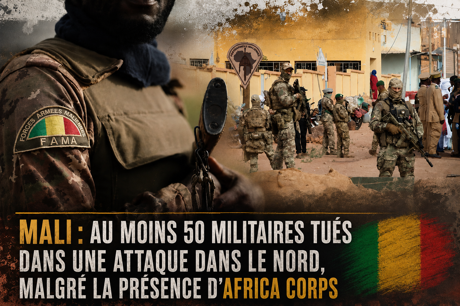 Au moins cinquante soldats maliens tués dans une attaque dans le nord du pays