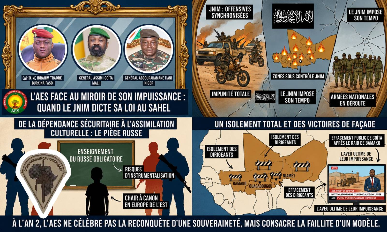 L’alliance des états du Sahel en difficulté face à la montée du jnim