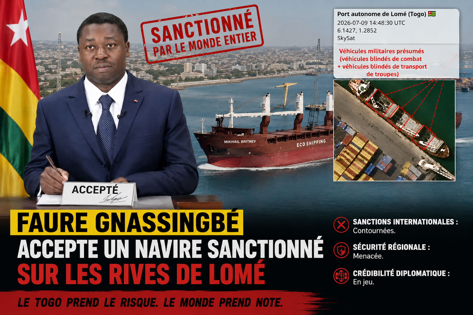 Le Togo face à un virage stratégique : implications du partenariat avec la Russie
