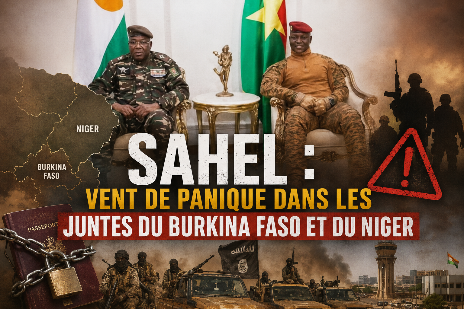 Crise au Sahel : les juntes du Burkina Faso et du Niger sous haute tension