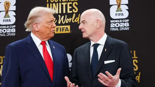 Gianni Infantino et Donald Trump lors de la Coupe du monde 2026