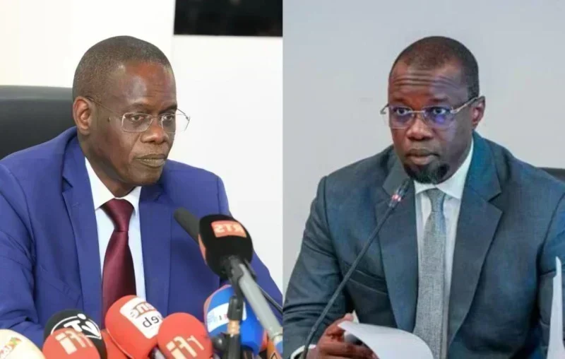 Affrontement politique entre Al Aminou Lo et Ousmane Sonko Le Premier ministre Al Aminou Lo et Ousmane Sonko s’affrontent sur la scène politique