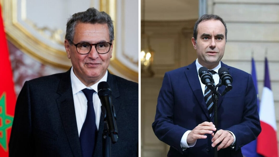 Rencontre entre Aziz Akhannouch et Sébastien Lecornu