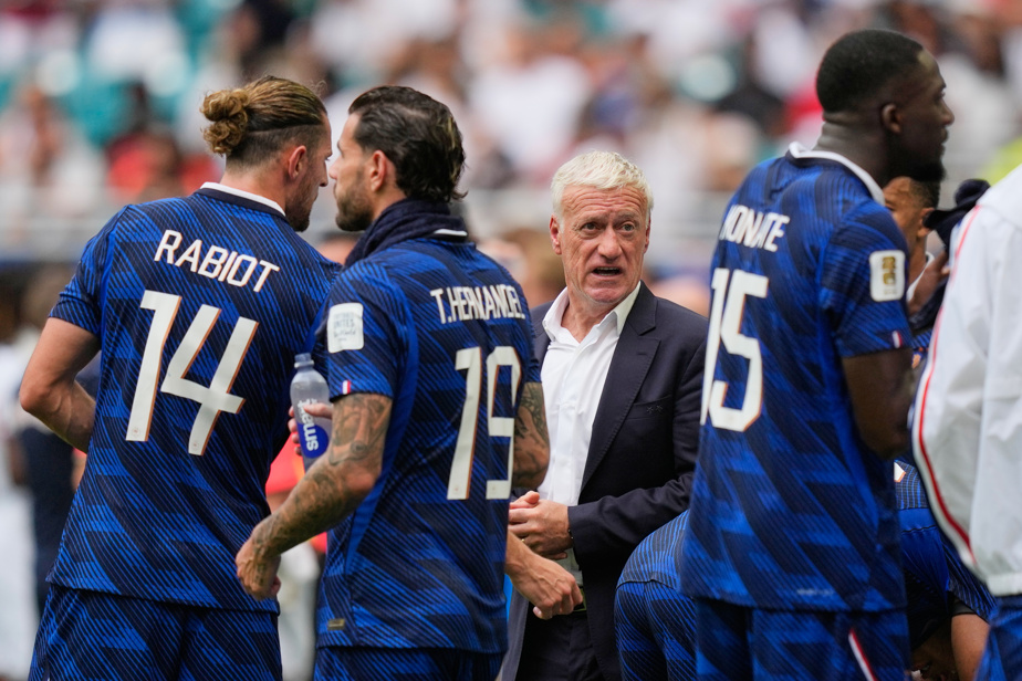 Didier Deschamps lors de son dernier match comme sélectionneur
