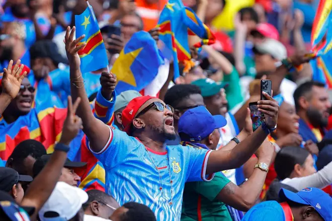Supporters congolais