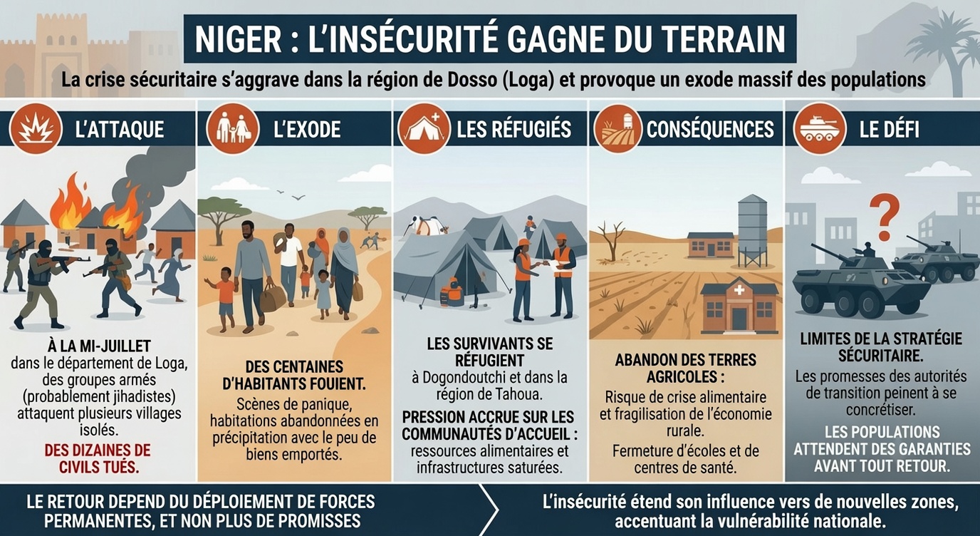 Insécurité au Niger : les villages de Loga désertés par leurs habitants