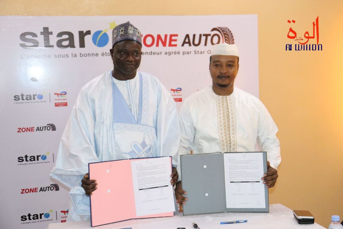 Signature d'un partenariat entre Star Oil Tchad et Zone Auto pour la distribution de lubrifiants